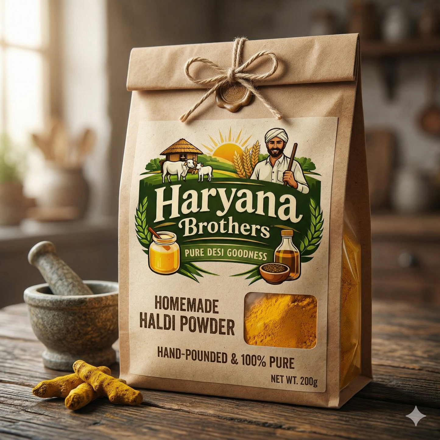 Haryana Brothers Homemade Haldi