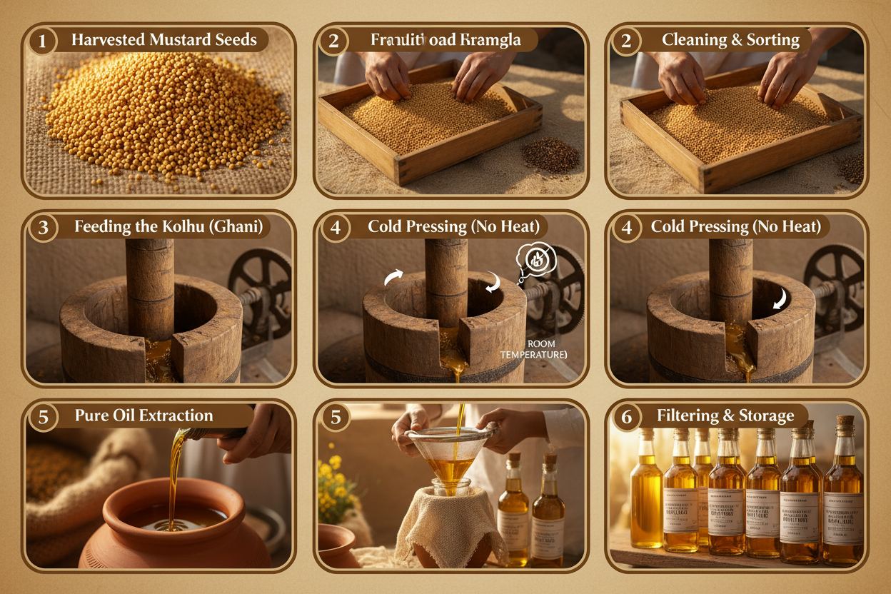 Haryana Brothers Cold Pressed Mustard Oil