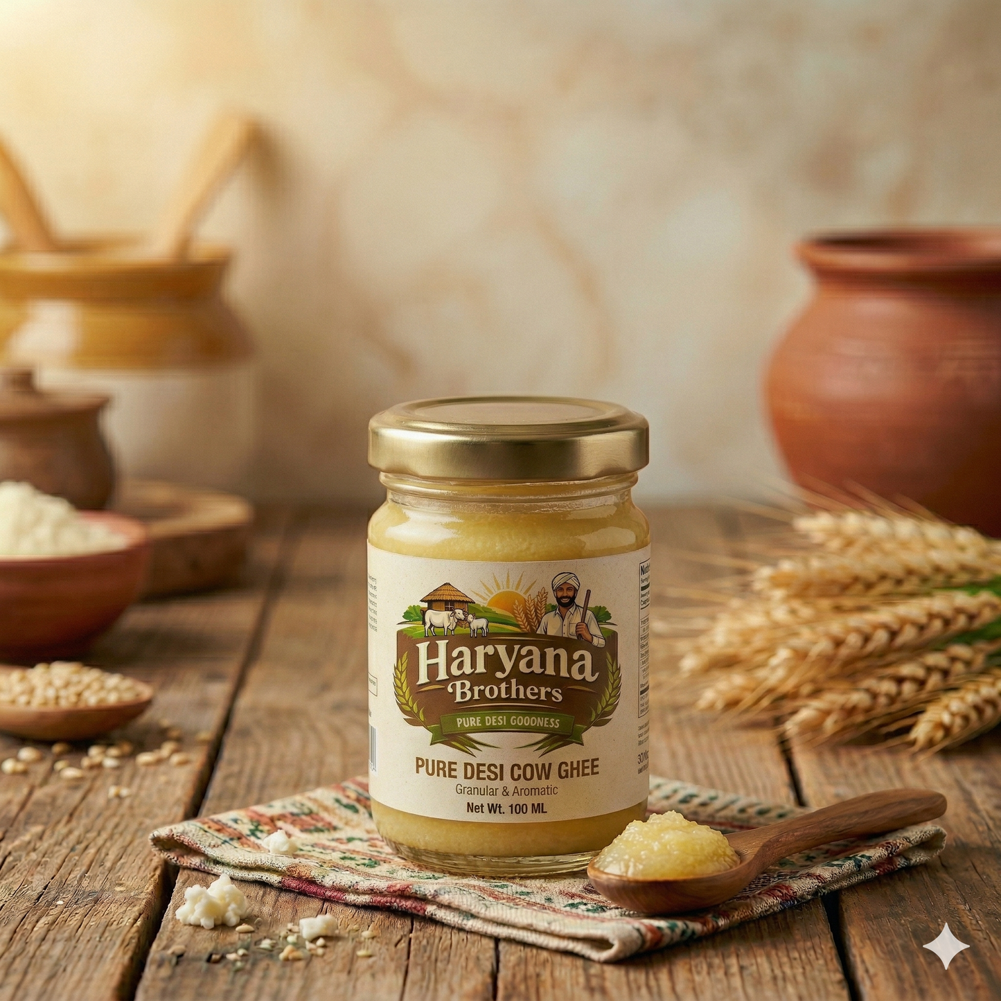 Haryana Brothers Pure Desi Cow Ghee