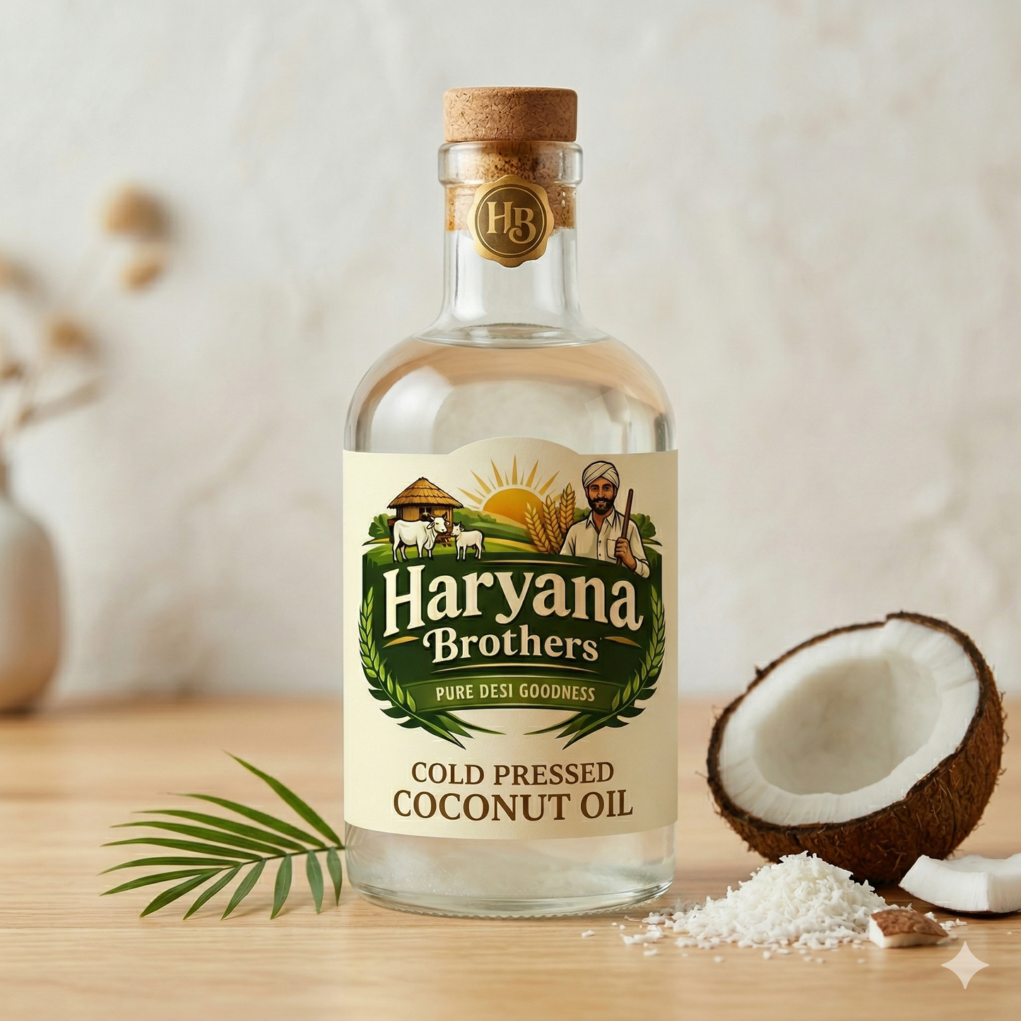 Haryana Brothers Cold Pressed Coconut Oil
