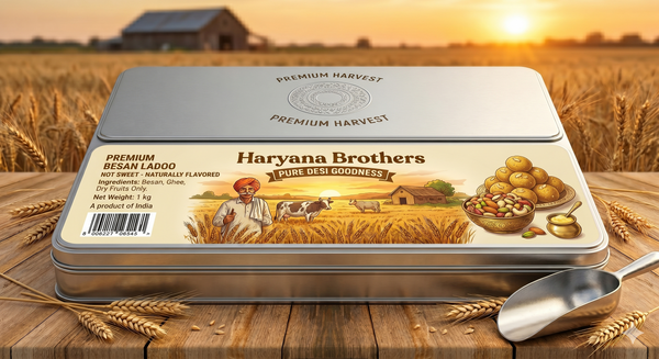 Haryana Brothers Besan Ladoo With Dry Fruits