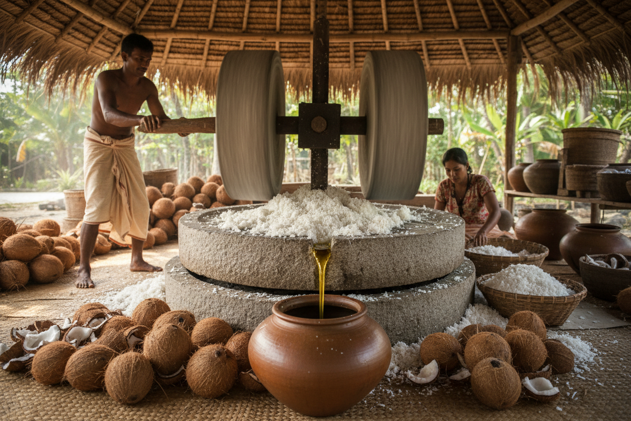 Haryana Brothers Cold Pressed Coconut Oil