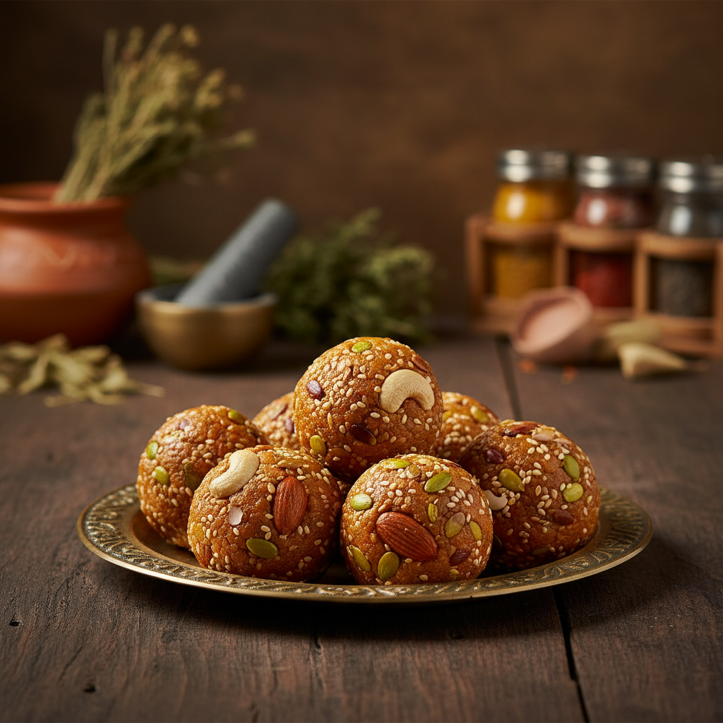 Haryana Brothers Goond Ke Ladoo With Dry Fruits